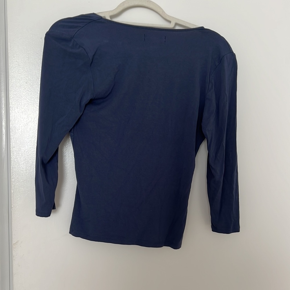 Blue Context 3/4 Sleeve Shirt - Picture 2 of 2